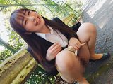 精飲就活生 アニメ声のリクスー女子大生とゴックン露出活動